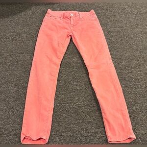 Hudson Woman 's Jeans Ankle Krista Super Skinny Orange Size 29